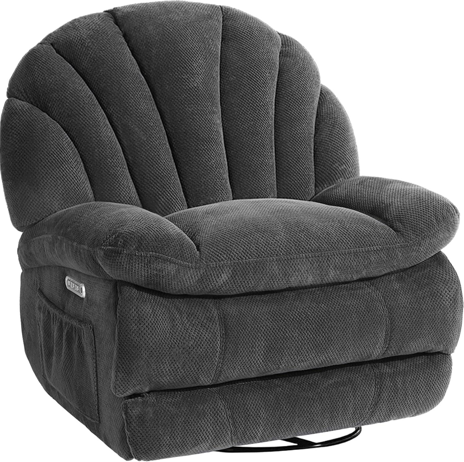 Swivel Rocking Electric  Recliner Chair with Silent Dual Motors