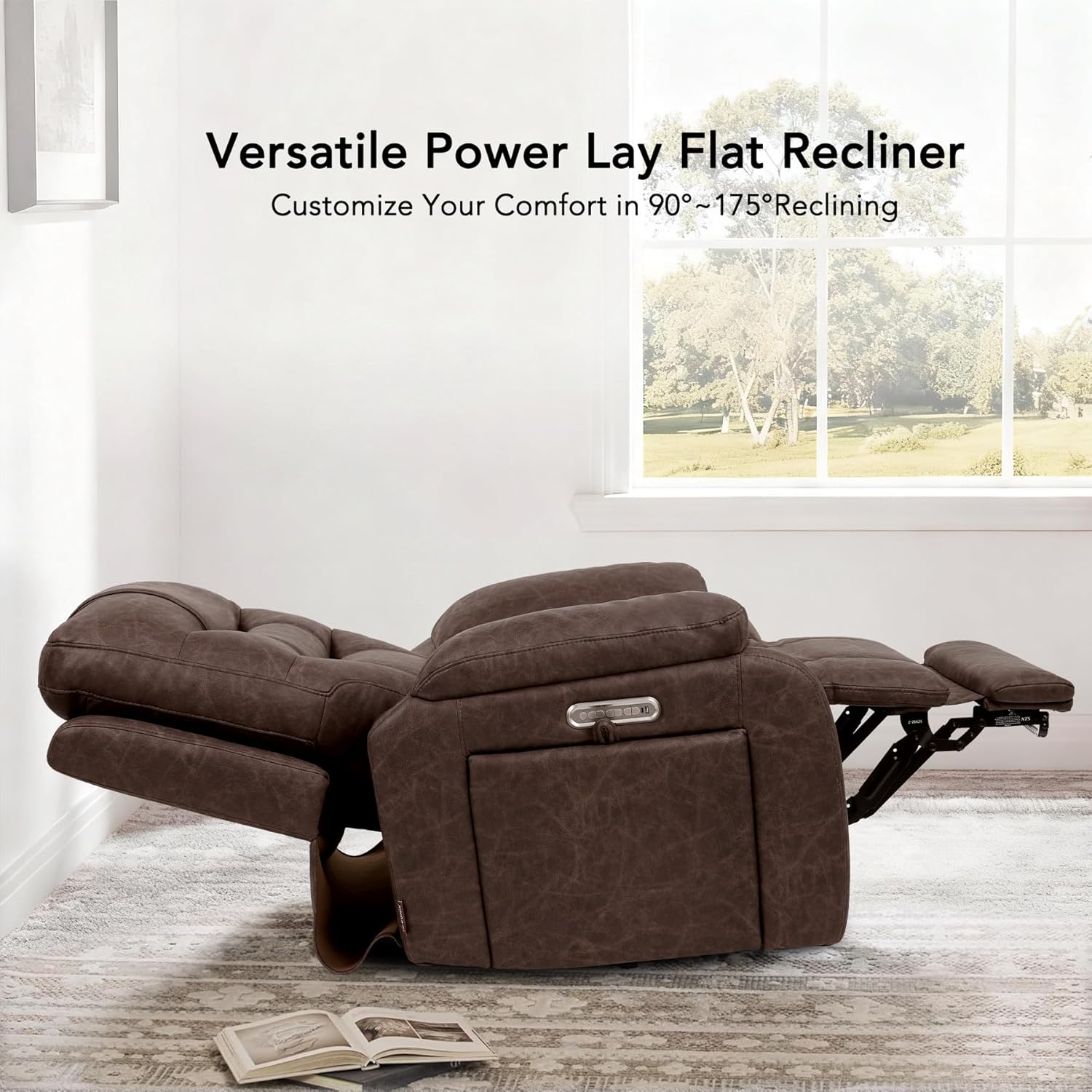 Ergonomic Power Electric Lift Recliner Chair with Massage & Zero Gravity